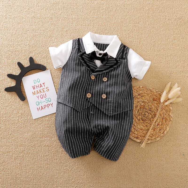 Boy Baby Formal Romper