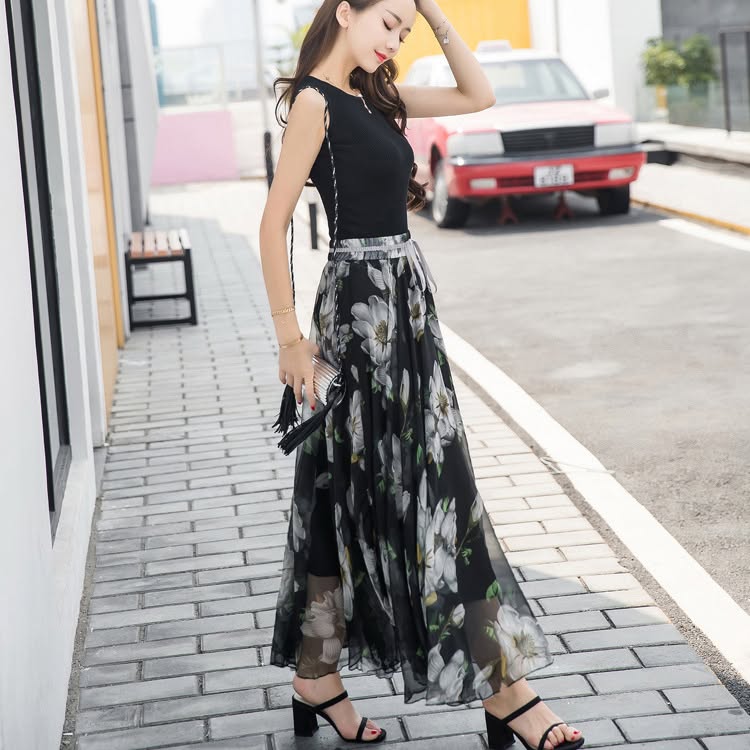 Naury Gulbahar Skirt-Black