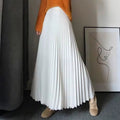 Naury Korean Style Pleated Skirt (white )