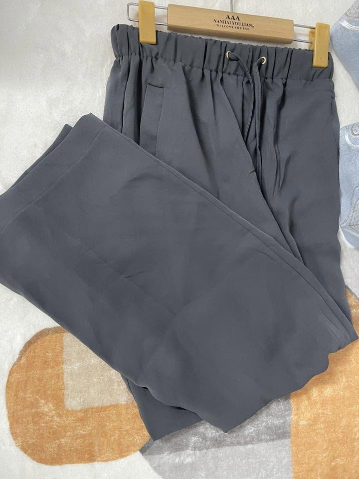 Charcoal Wide Leg Pants