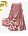 Naury Korean Style Pleated Skirt (Apricot Pink )