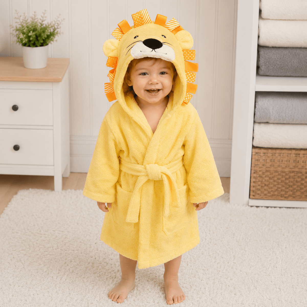 Cartoon Bathrobe - Lion