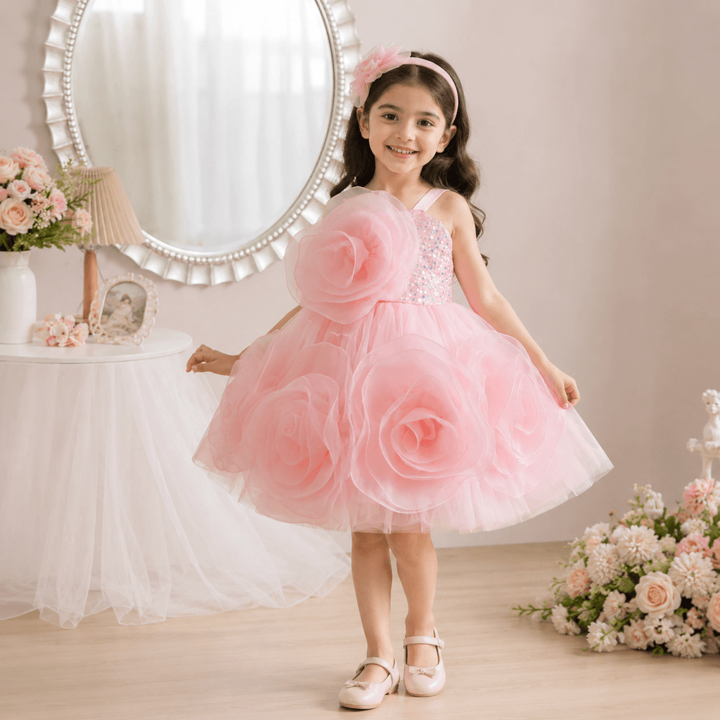 MoonPie Princess Party Dress – Baby Pink