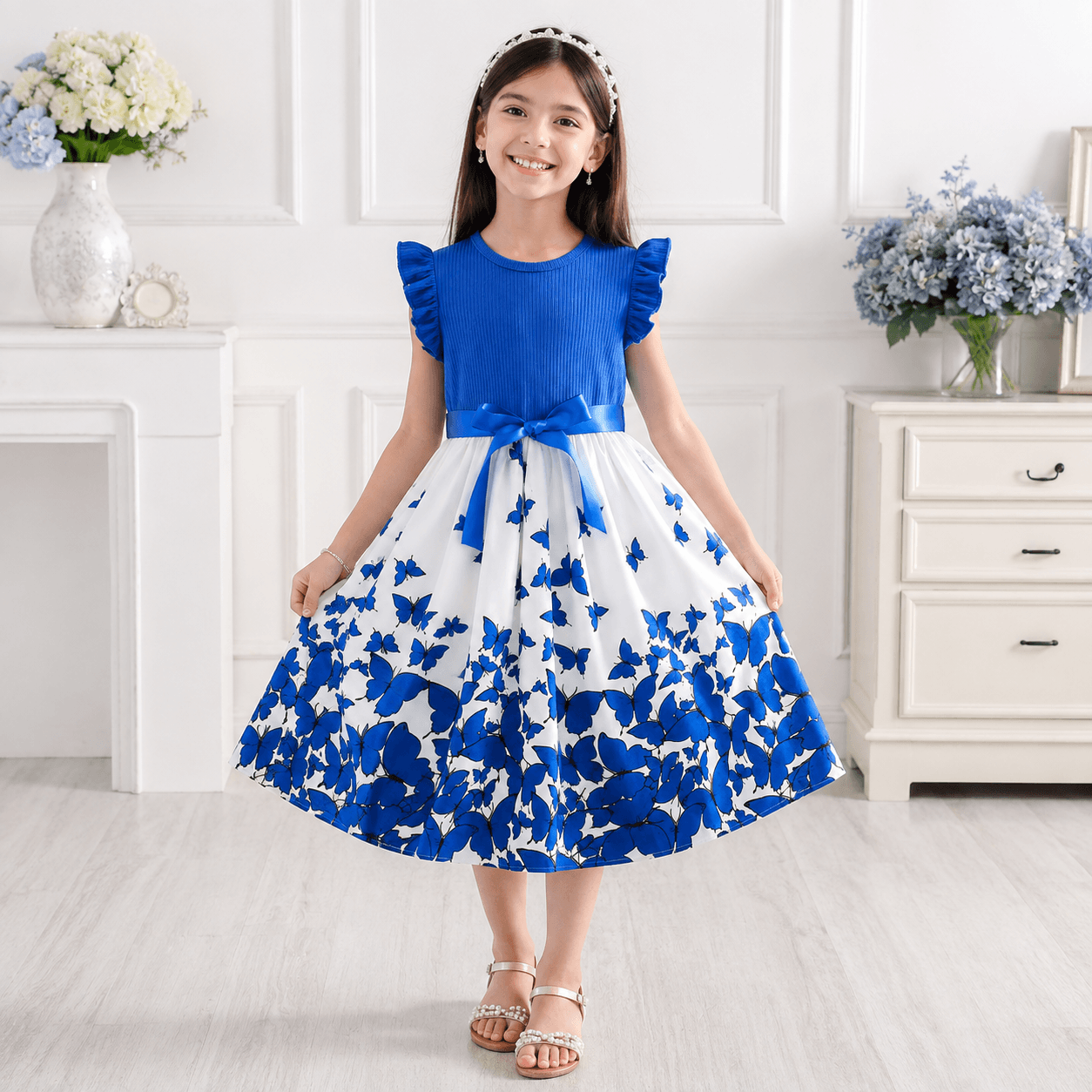 Moonpie Butterfly Summer Dress