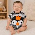 Moonpie Tiny Trails Romper - Penguin