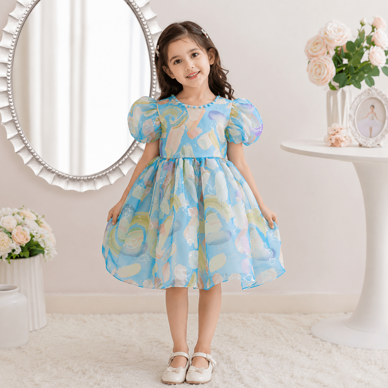 Moonpie Princess Party Dress – Blue