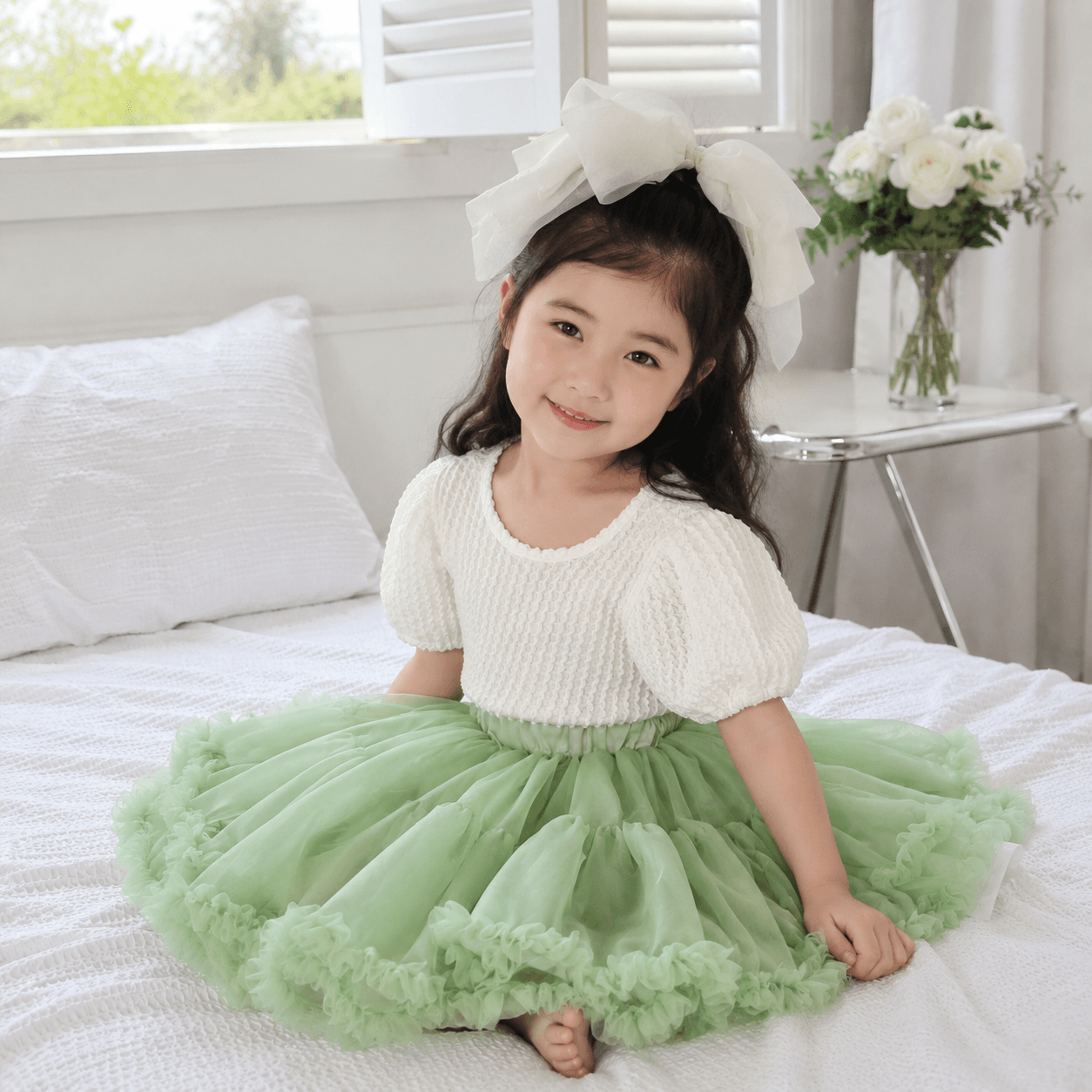 Moonpie Pluff Dress - Green