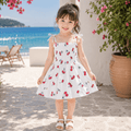 Moonpie Kids Sundress - White Cherry