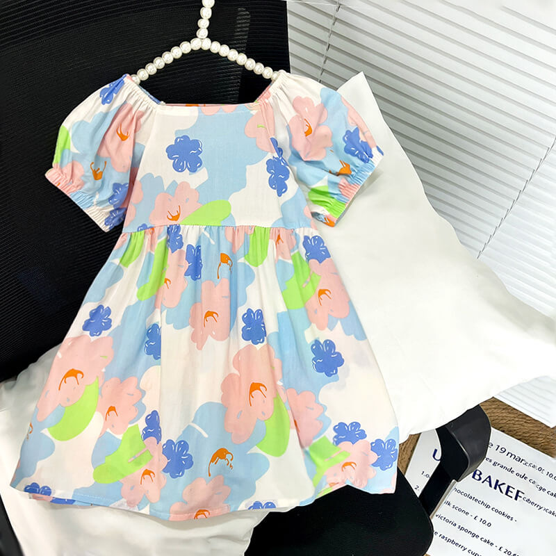 Sunbloom Summer Dress - Cloud
