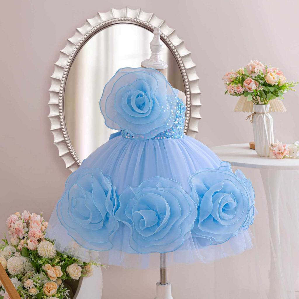 MoonPie Princess Party Dress – Sky Blue