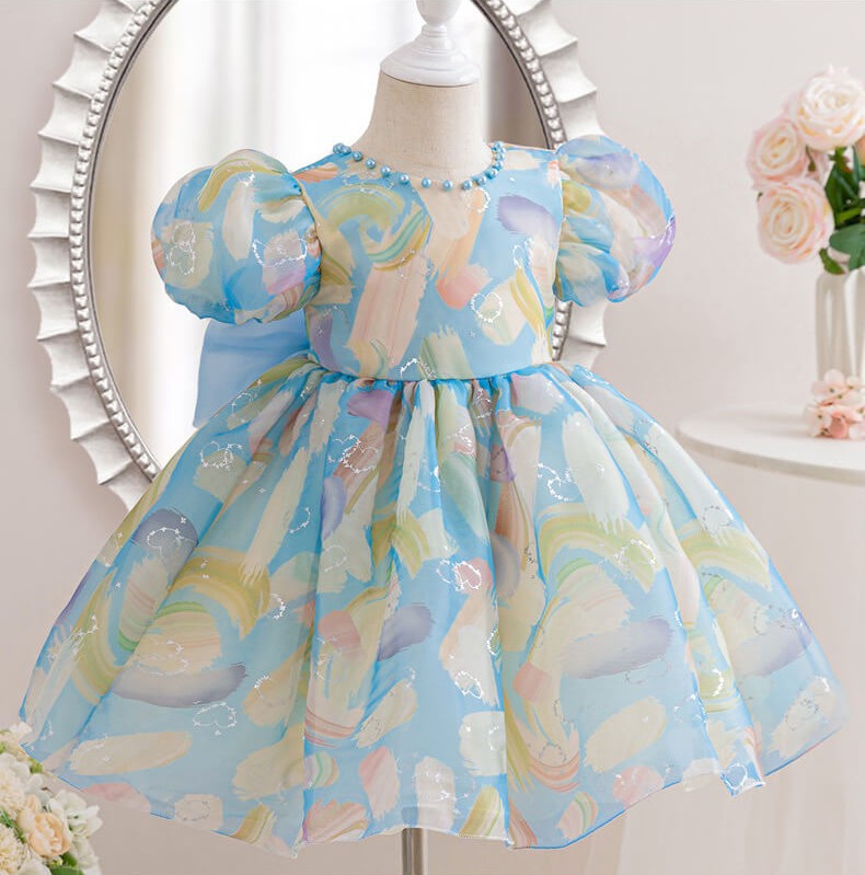 Moonpie Princess Party Dress – Blue
