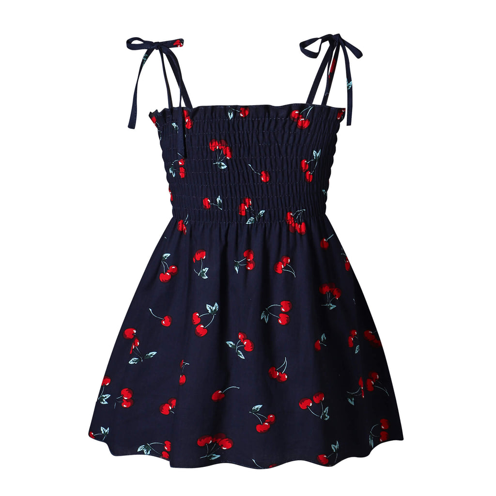 Moonpie Kids Sundress - Navy Cherry