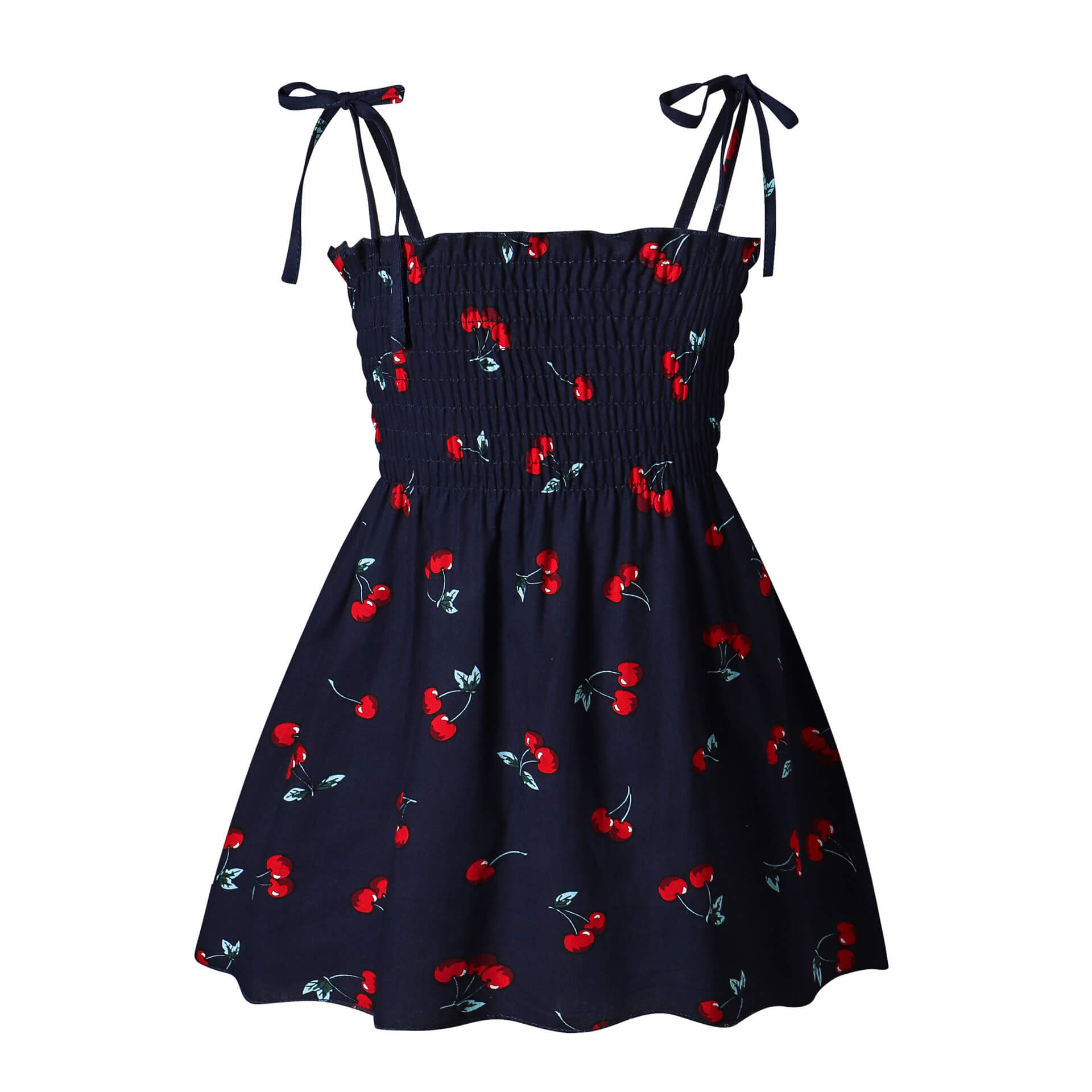 Moonpie Kids Sundress - Navy Cherry