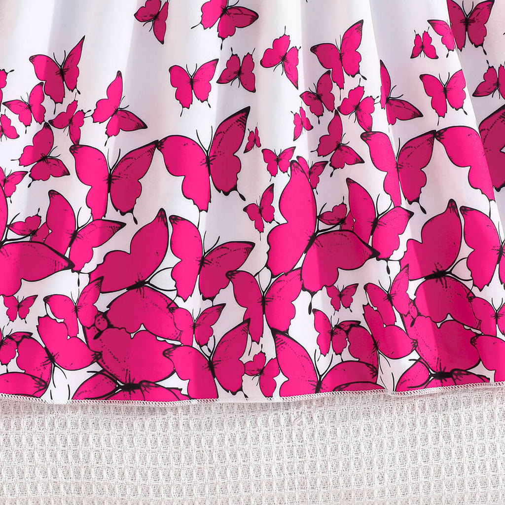 Moonpie Butterfly Summer Dress - Pink