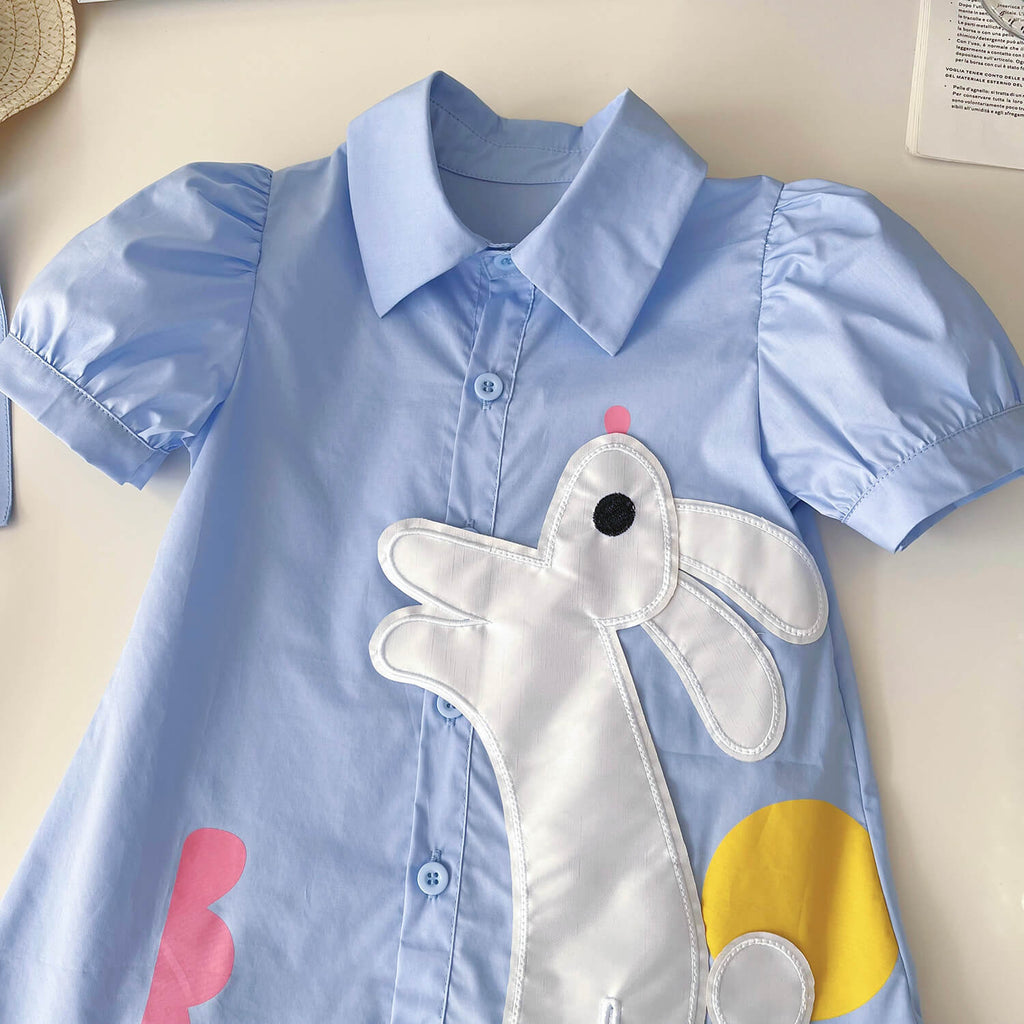 Moonpie Pure Grace - Bunny Shirt Blue