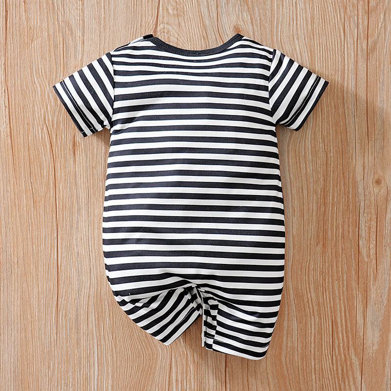 Moonpie Tiny Trails Romper - Penguin