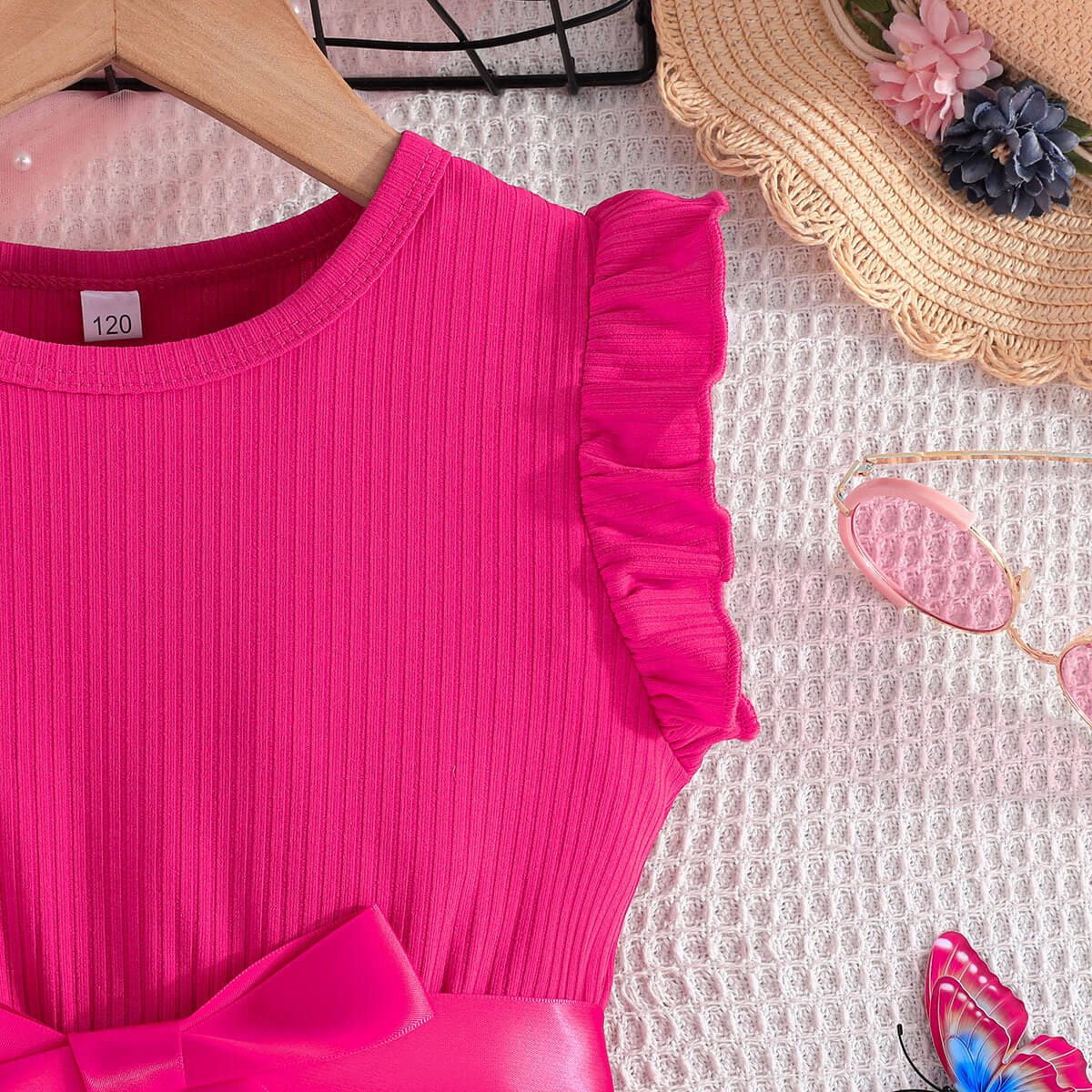 Moonpie Butterfly Summer Dress - Pink