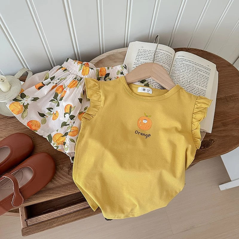 Happy Hopper Skirt and Top Set - Orage