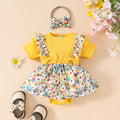 Moonpie Ruffled Frock - Yellow