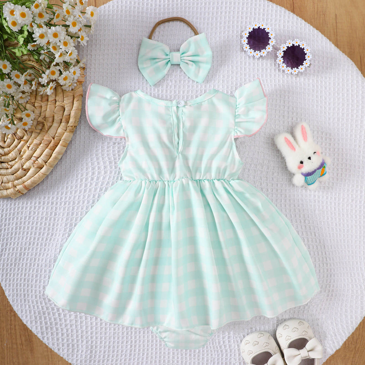 Spring Petal Princess - Sugar Mint Dress