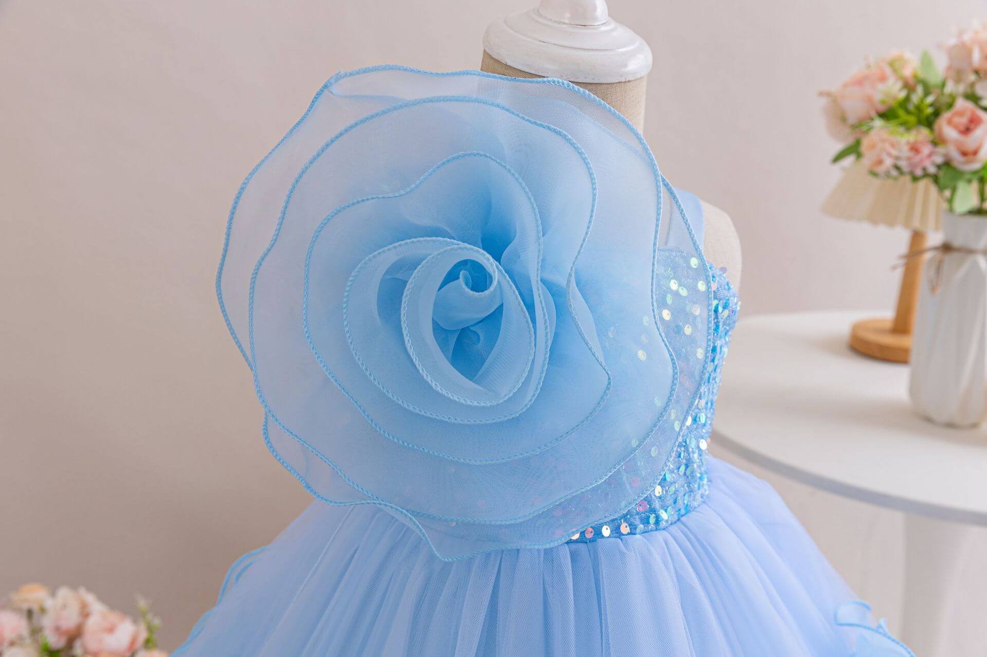 MoonPie Princess Party Dress – Sky Blue