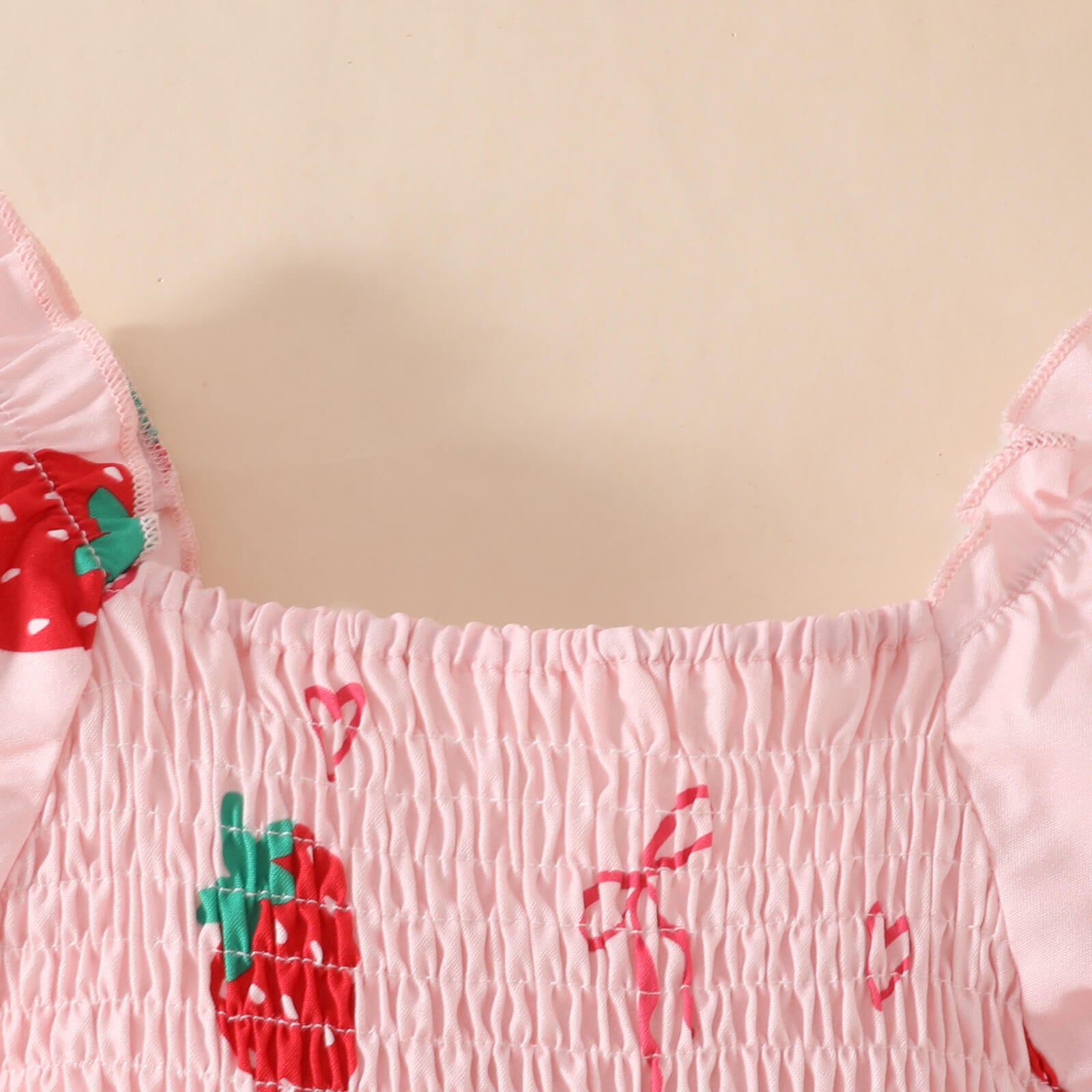 Moonpie Pinky Romper frock - Strawberry