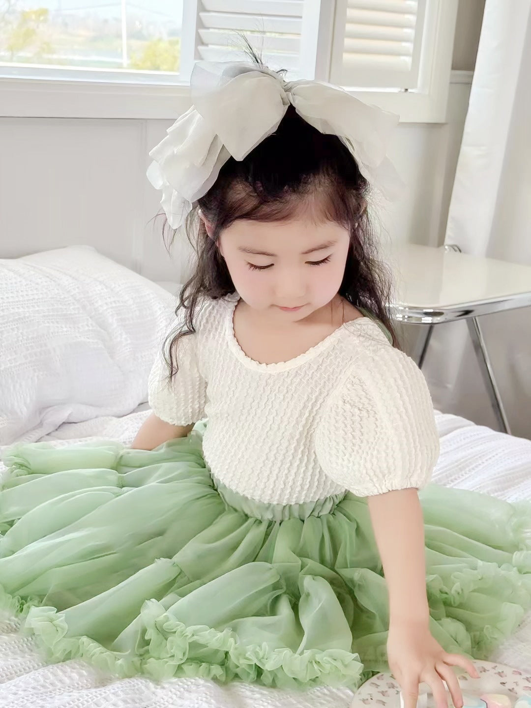 Moonpie Pluff Dress - Green