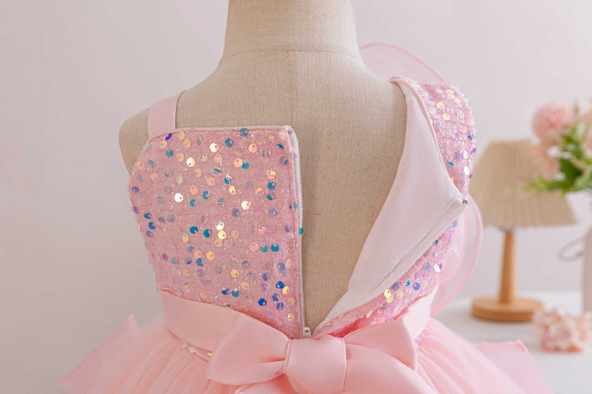 MoonPie Princess Party Dress – Baby Pink
