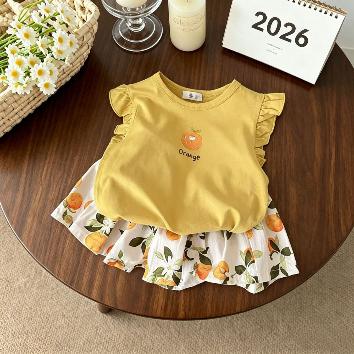Happy Hopper Skirt and Top Set - Orage