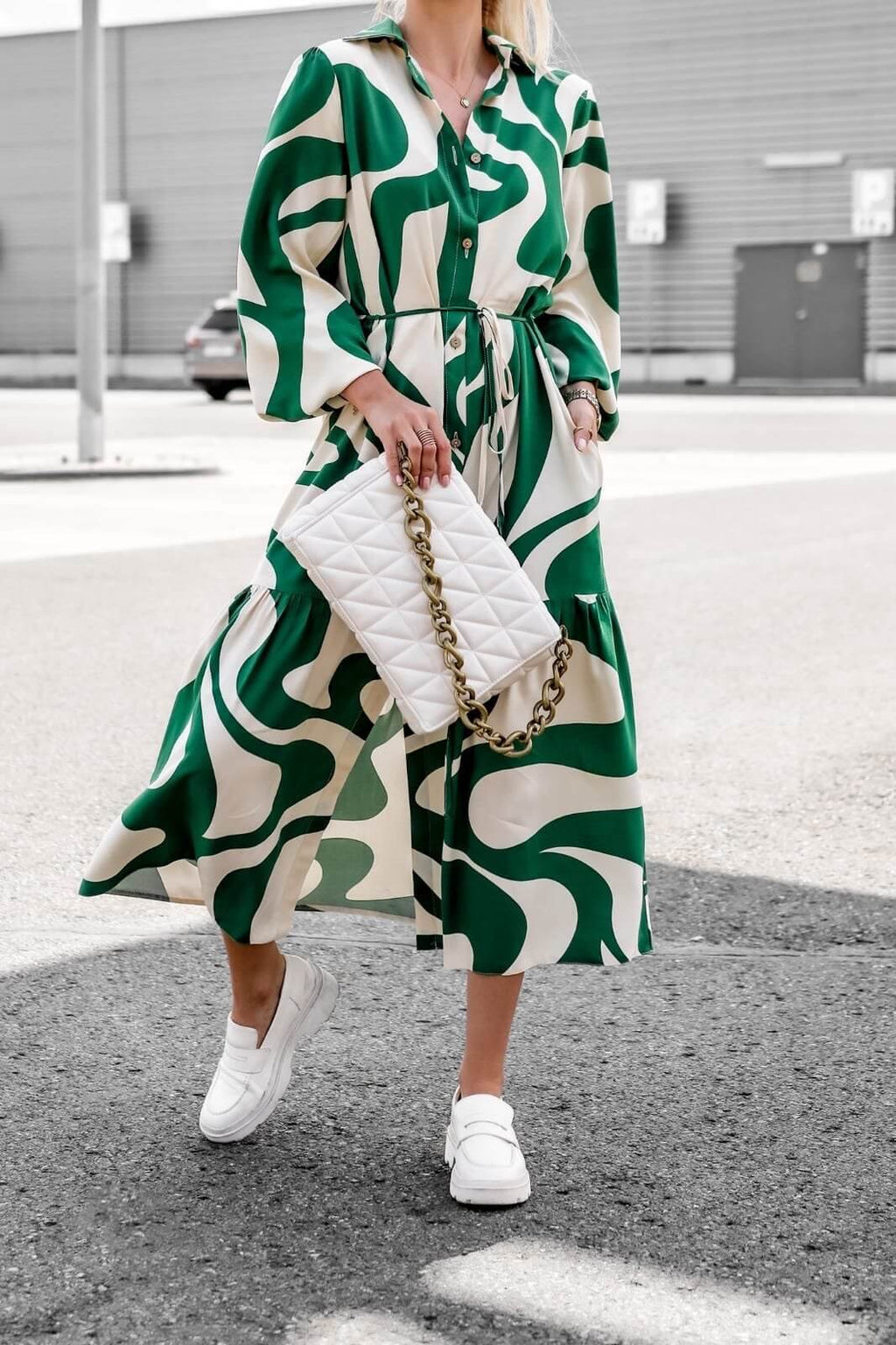 Naury Midi Shirt Dress