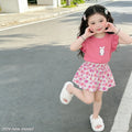 Happy Hopper Skirt and Top Set - Pink Peach