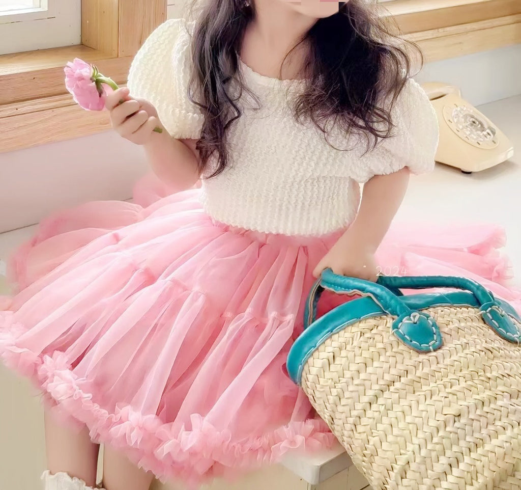 Moonpie Pluff Dress - Pink