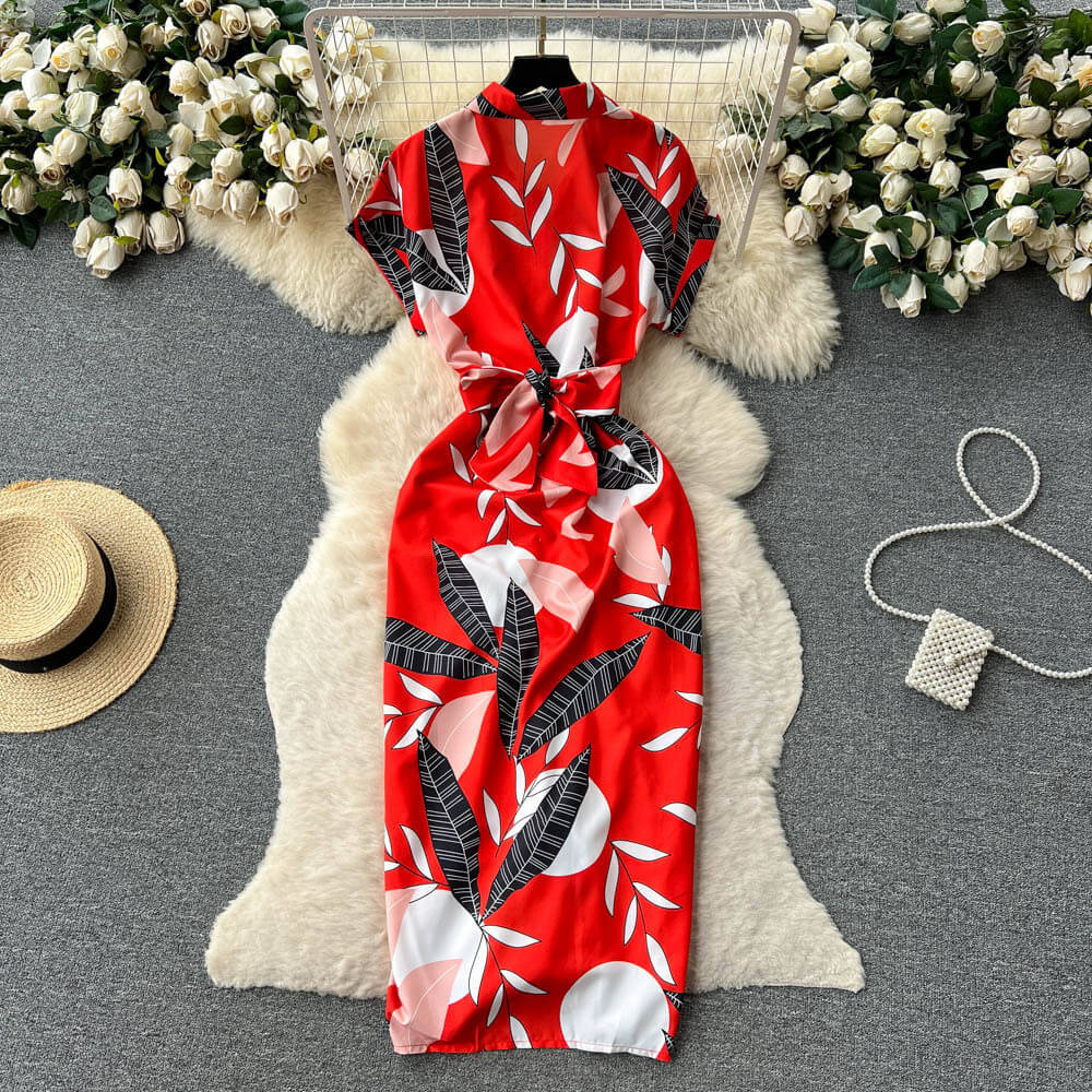 Naury Scarlet Twisted Shirt