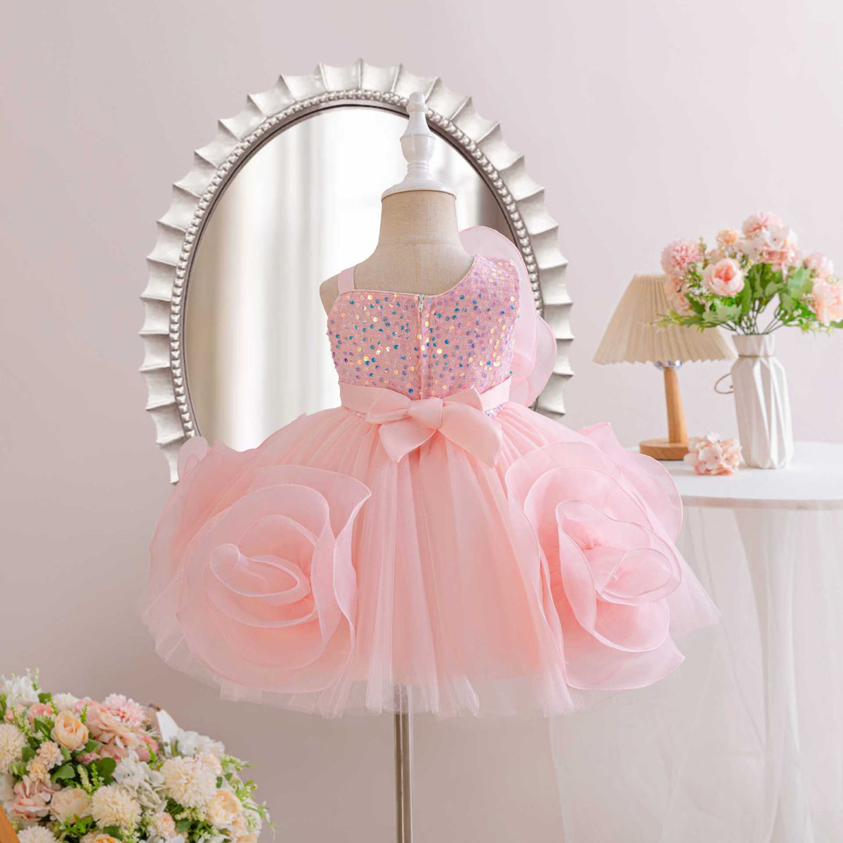 MoonPie Princess Party Dress – Baby Pink