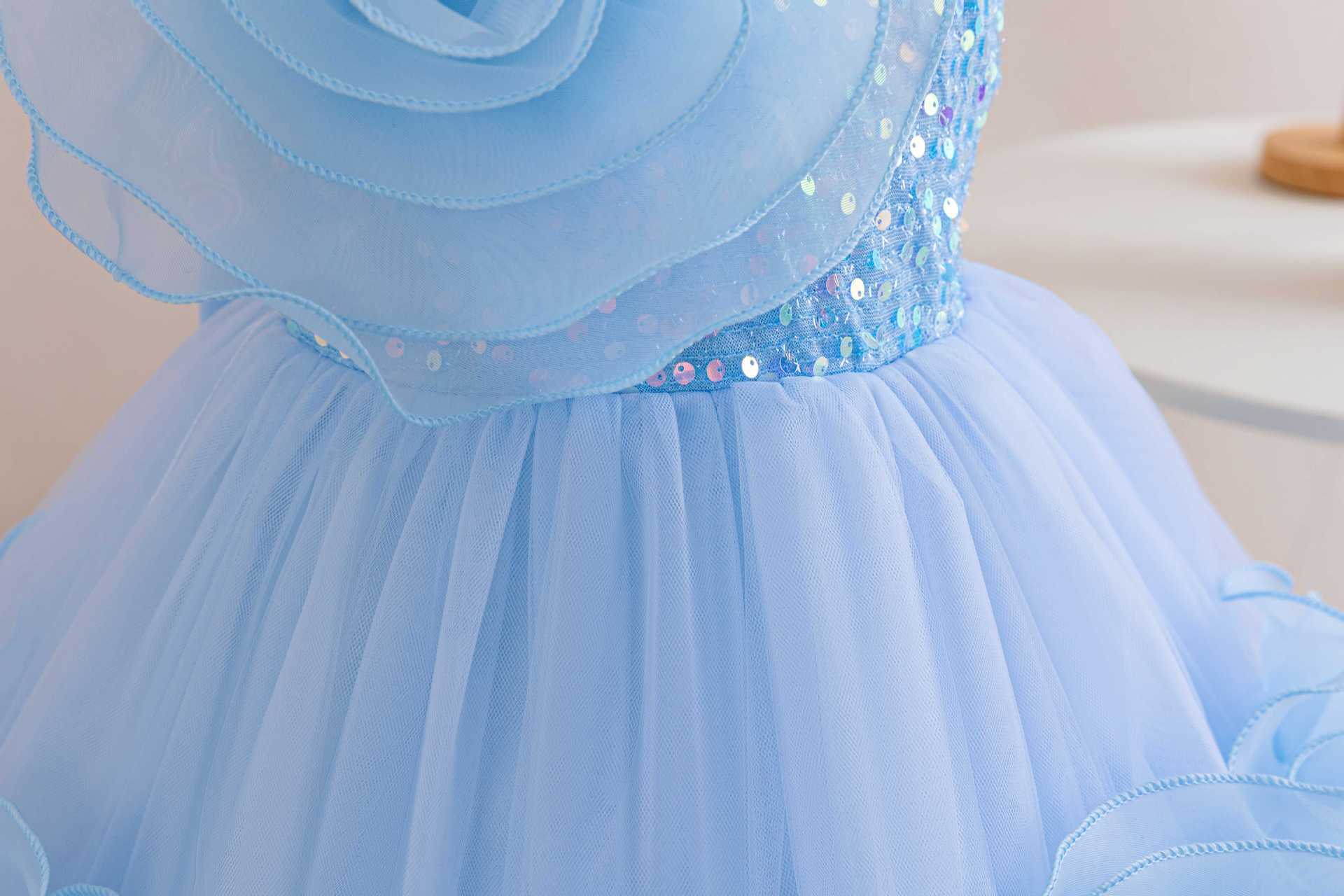 MoonPie Princess Party Dress – Sky Blue