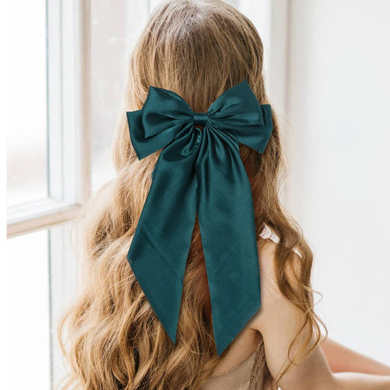Butterfly Hair Bow - Green
