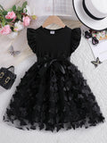 Moonpie Princess Party Dress - Black Butterfly