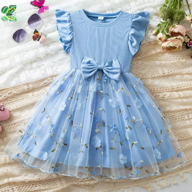 Moonpie Twinkle Tales Dress - Peony