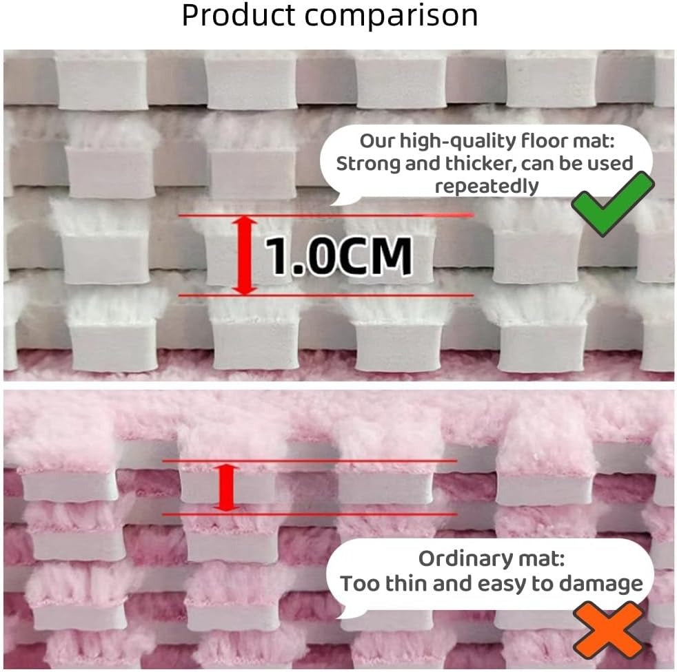 Moonpie Foam Splicing Tiles Carpet ( Set of 12)