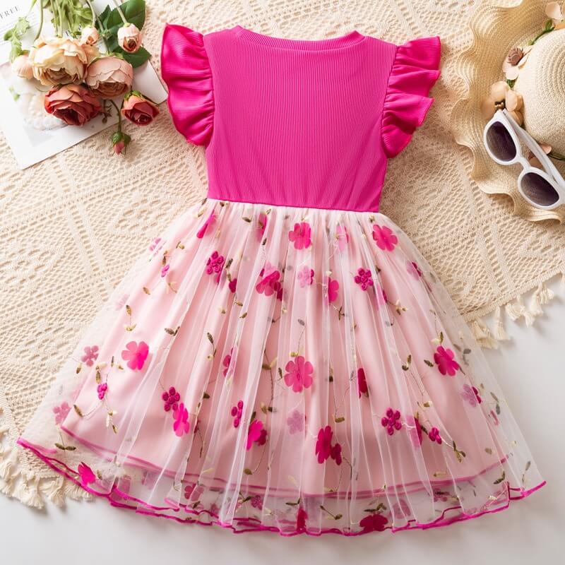Moonpie Twinkle Tales Dress - Peony