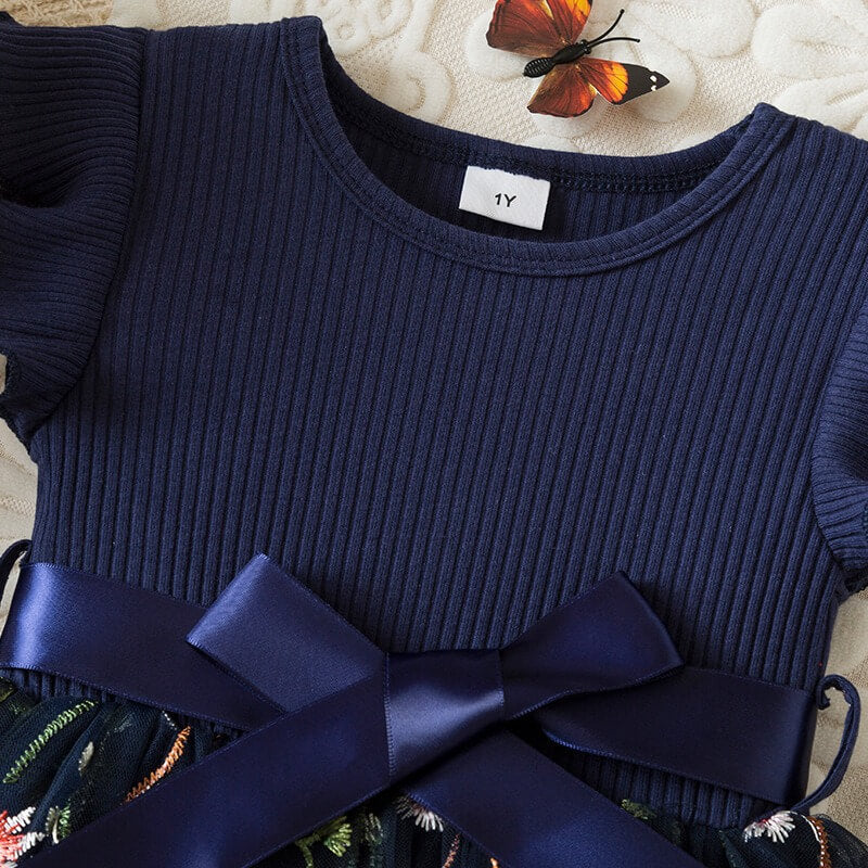 Maple Series Semi Party Dress - Navy Blue
