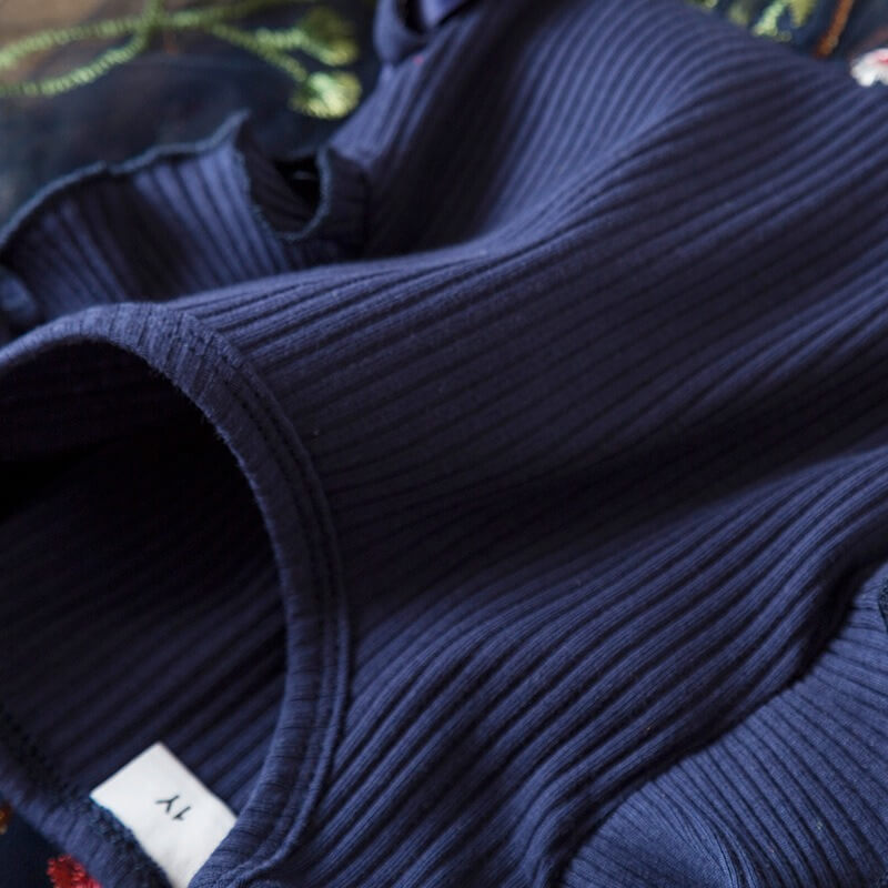 Maple Series Semi Party Dress - Navy Blue
