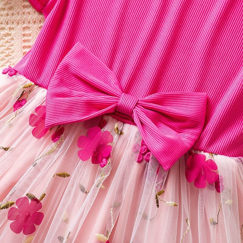 Moonpie Twinkle Tales Dress - Peony