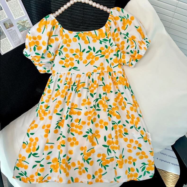 Sunbloom Summer Dress - Orange