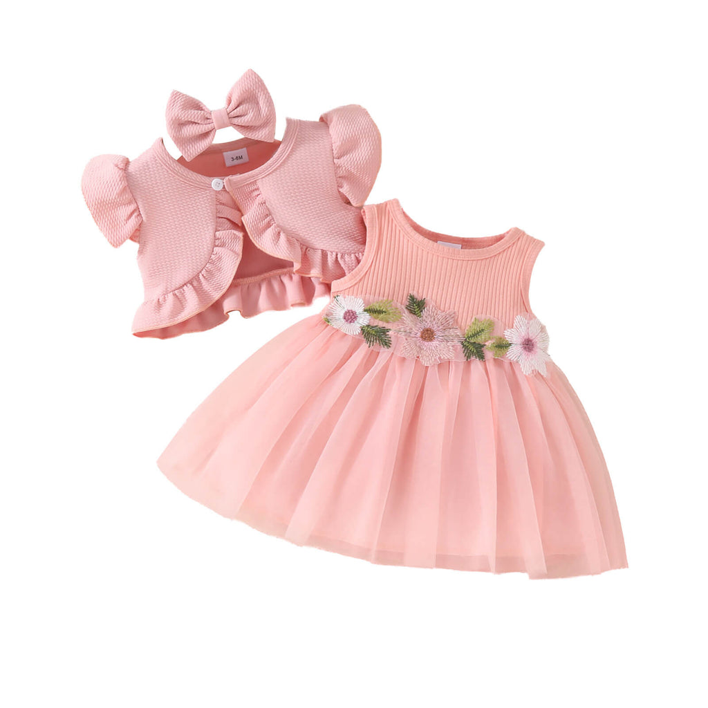 Sweet Peony Dress - Peach
