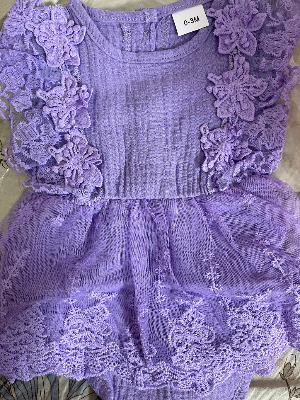 Moonpie Flower Frock - Lilac